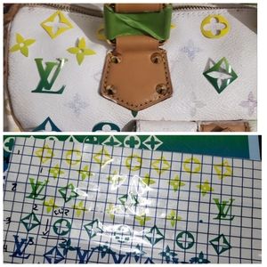 Work in progress Louis VuittonXMurakami Speedy 30 White rainbow monogram